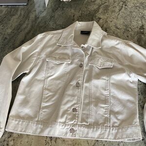 Bill Blass Off-White Denim Jacket